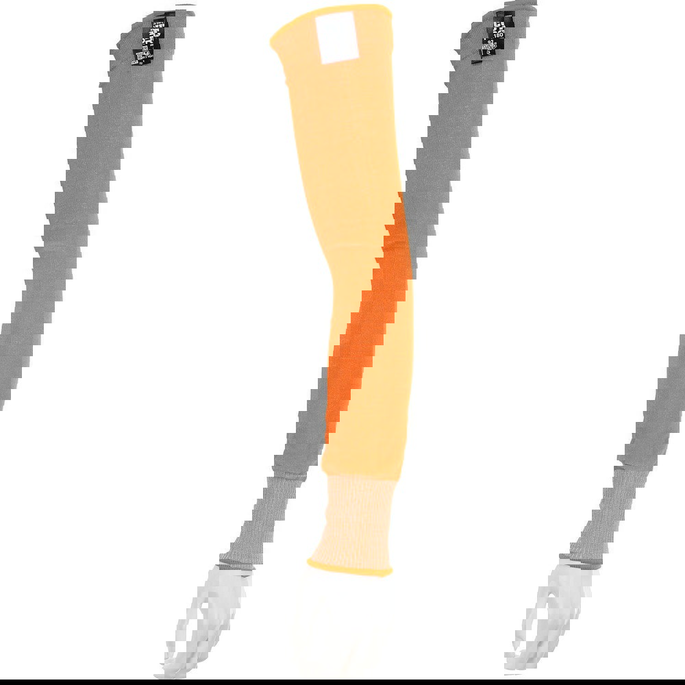 Cut-Resistant Sleeves: HPPE, Orange, ANSI Cut A4